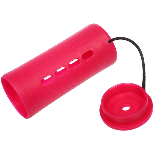 Бигуди-коклюшки 10шт с фиксирующими резинками VOLNA, цвет фиолетовый, d-3,5см (пакет с подвесом)_4