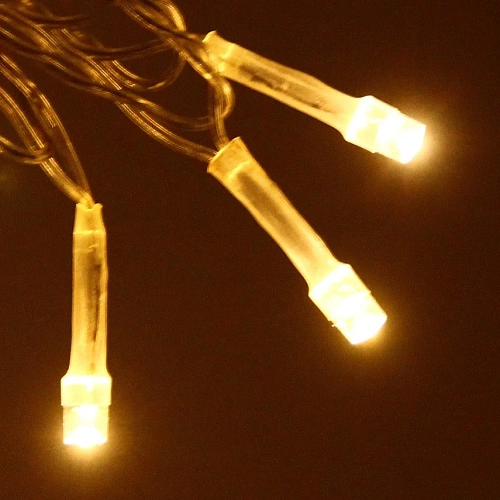 Занавес светодиодный для дома 3,02,5 м 480 ламп LED, прозрачпров, Теплый белый (можно соединять)_3