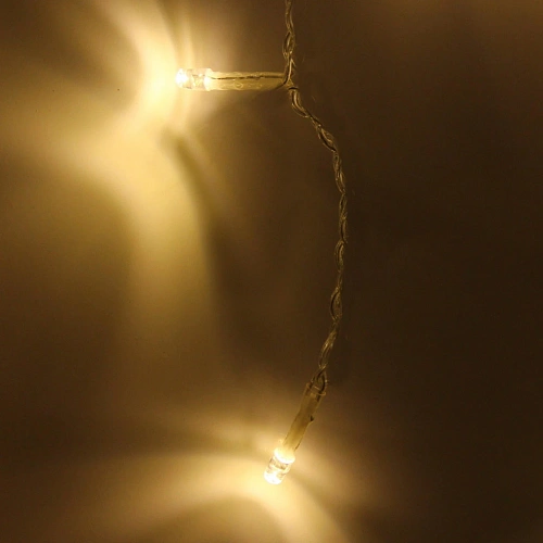 Гирлянда для дома БАХРОМА Мерцание ш3мв3050см 120 ламп LED, прозрачнпровод, авторежим, IP-20, Теплый белый (возможность соединения)_5