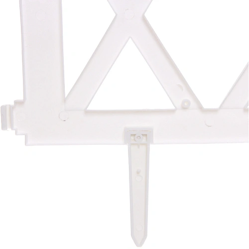 Садовое ограждение Вилла (1 секция 59,534 см), Белый_3