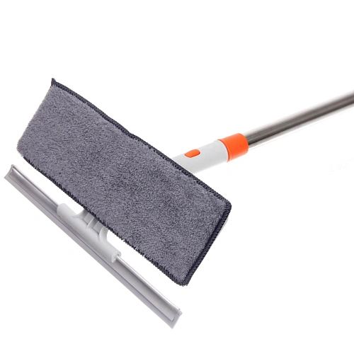 Окномойка Gray для мытья стекол телескоп ручка 85-125см насадка 288см в комплекте две насадки_7