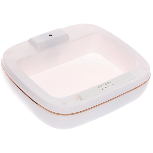 Контейнер для мусораSmart11л белый  сенсорная крышка работает от батареек LR6 W8616C_7