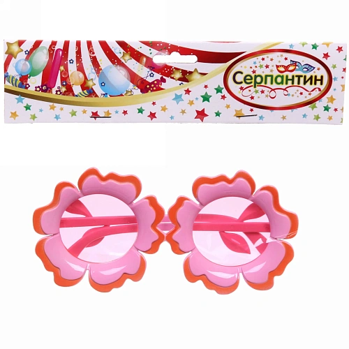 Очки карнавальные Цветочки, в ассортименте_11
