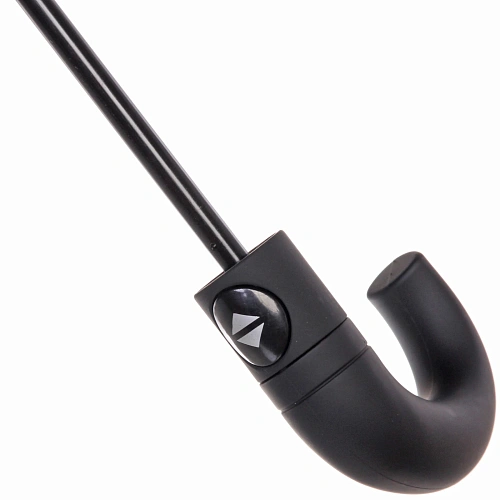 Зонт мужской автомат Ультрамарин - Эстет, цвет черный, ручка крючок, d98см_4