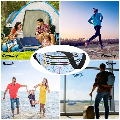 Сумка на пояс Harizma, цвет голубой, 3112 см_8