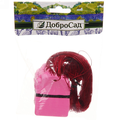 Указатели для растений 46см Памятка с подвесом 100шт ДоброСад_7