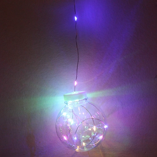Гирлянда для дома БАХРОМА Шар ш2,5 м в0,50,8м 200 ламп LED, d-8 см, Мультицвет_4