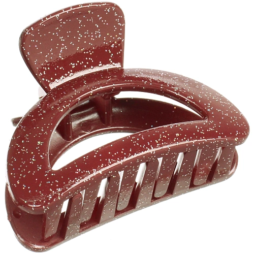 Заколка - краб для волос AKS - MANTANA, микс 6 цветов, трапеция, 63см _7