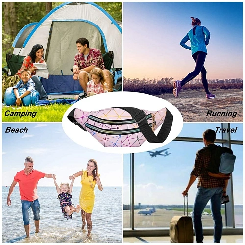 Сумка на пояс Harizma, цвет пудровый, 3112 см_11