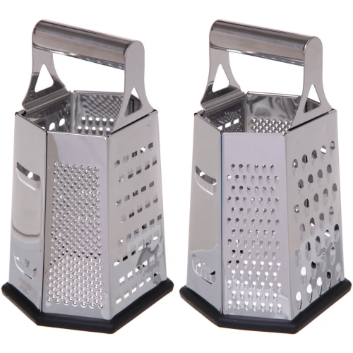 Терка 6-ти сторонняя 22*12*10,5см, силиконовое основание