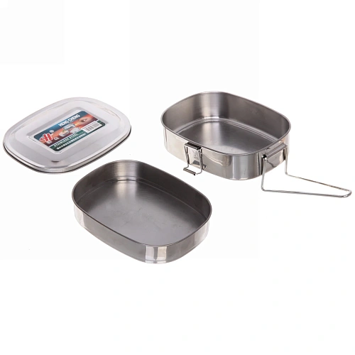 Контейнер металлический с ручкой 16126см, два уровня_5