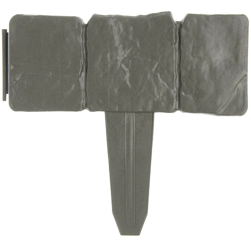 Садовое ограждение Камни (набор 4 шт) ( 1 секция 25,322 см), Графит_7