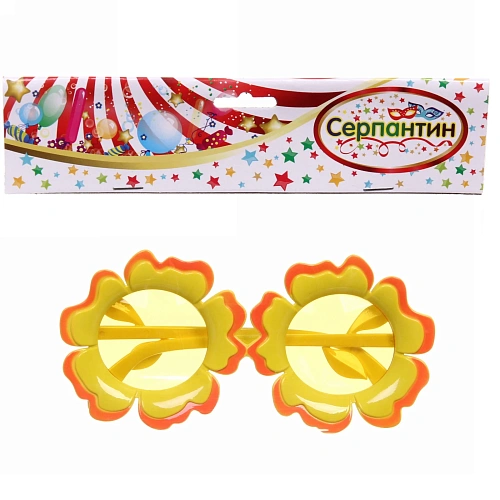 Очки карнавальные Цветочки, в ассортименте_10