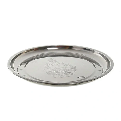 Поднос металлический 30 см (круглый) 1_6