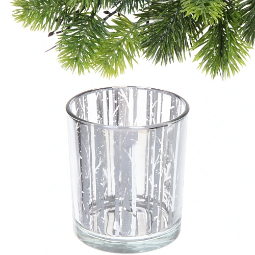 Подсвечник Сияние 8,510 см, Серебро_3