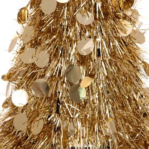 Елка декоративная TINSEL Изящный блеск 50 см, Шампань_3