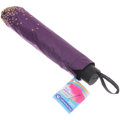 Зонт женский механический Ultramarine - Тайра, микс 6 цветов, 8 спиц, d-115см, длина в слож виде 28см_42