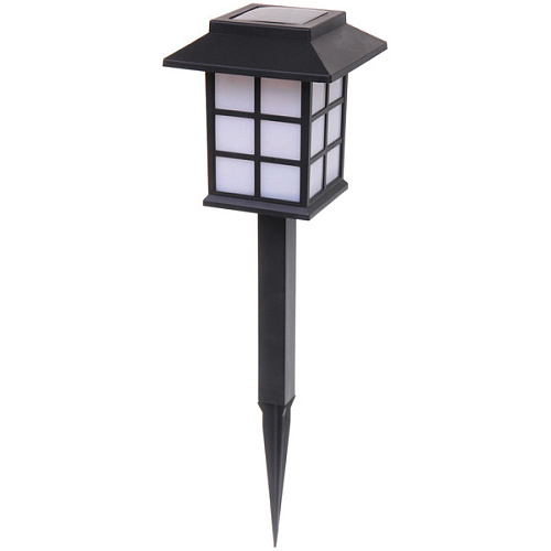 Фонарь садовый Винтаж 19,513,5 см (h-40 см), на солнечной батарее (свечение теплый белый) 9 LED_4