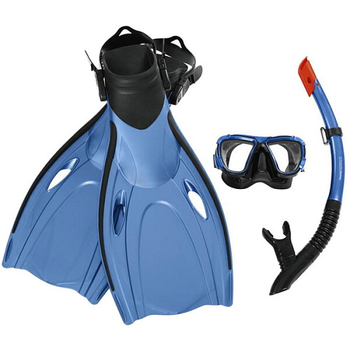 Набор для подводного плавания от 14 лет Black Sea@Fin Set маска,трубка,ласты (разм 37-41) Bestway (25044)_5