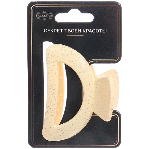 Заколка - краб для волос AKS - MANTANA, микс 6 цветов, трапеция, 63см _4