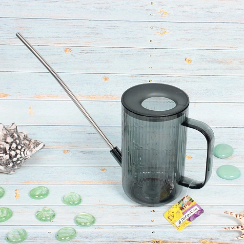 Лейка для растений 1л Niagara Falls с прикорневым поливом, графит ДоброСад_3