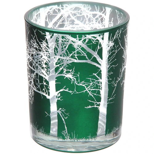 Подсвечник Зимний лес 1012,5 см, Изумруд_3
