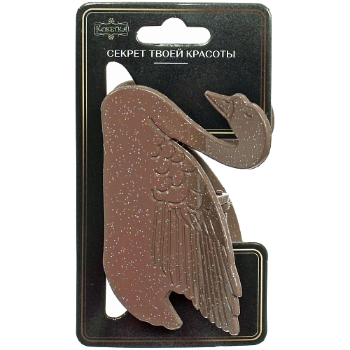 Заколка - краб для волос AKS - VIENTO, микс 6 цветов, прямоугольник, 85,5см _5