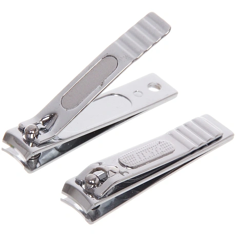 Кусачки для ногтей "Manicure set", цвет металл 6см (стикер на минивложение)