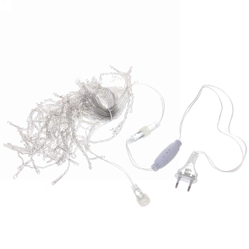 Гирлянда для дома БАХРОМА Мерцание ш3м в3050см 120 ламп LED, прозрачнпровод, авторежим, IP-20, Синий (возможность соединения)_11