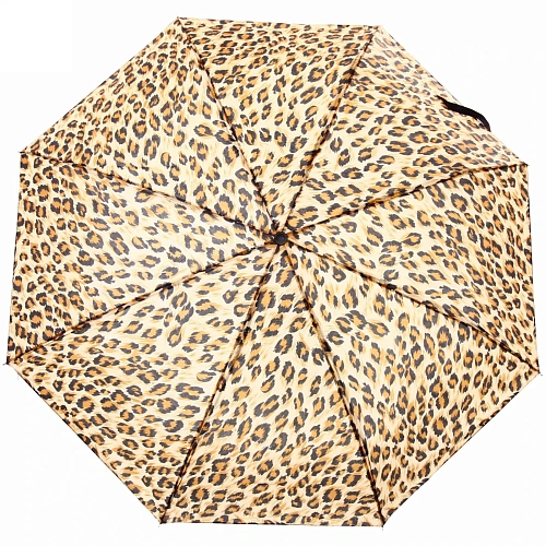Зонт женский механический Твой стиль - леопард, 8 спиц, d-100, длина в слож виде 23 _4