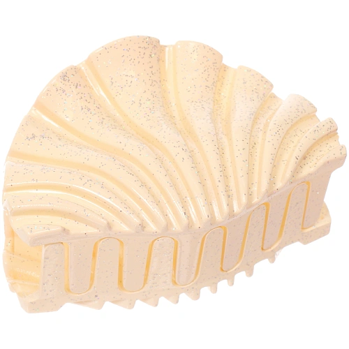 Заколка - краб для волос AKS - MANTANA, микс 6 цветов, ракушка, 85см _9