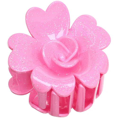 Заколка - краб для волос AKS - SALVATORE, микс 6 цветов, роза, 77см _7