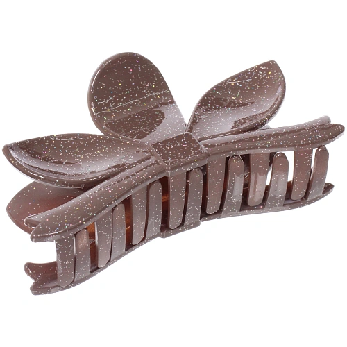 Заколка - краб для волос AKS - MANTANA, микс 6 цветов, лепестки, 115см _10