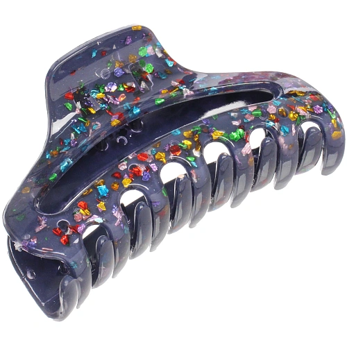 Заколка - краб для волос AKS - VIENTO, микс 6 цветов, трапеция, 9,53,3см _3