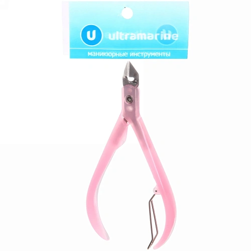 Кусачки для кутикулы, в пакете Ультрамарин, одна пружина, ручки пластик, цвет микс, 10,5см_9