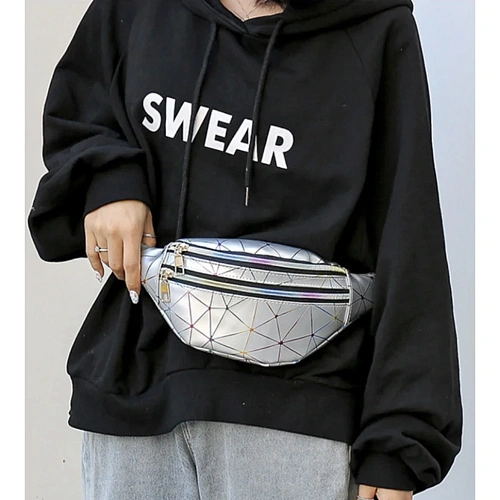 Сумка на пояс Harizma, цвет серебро, 3112 см_10