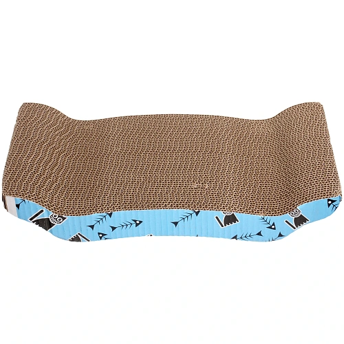 Когтеточка - лежанка Царапкий Рай, цвет голубой, 4321,34,5см _3