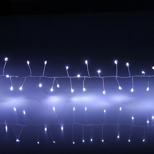Гирлянда для дома 2,0 м 150 ламп LED  Мишура, Белый_4