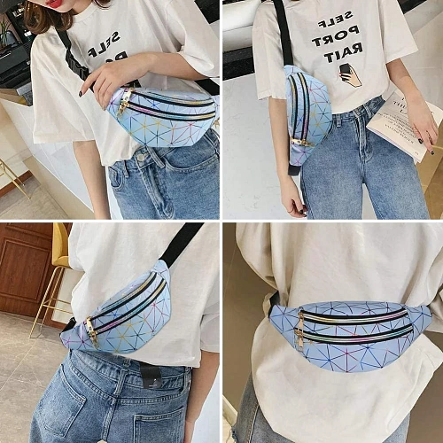 Сумка на пояс Harizma, цвет голубой, 3112 см_9