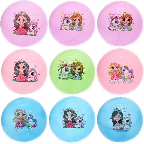 Мяч 22 см "Принцесса" (60 гр.)