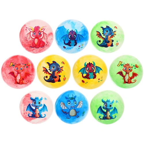 Мяч 22 см "Динозаврик" (60 гр.)