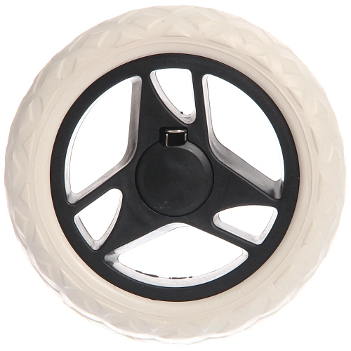 Колесо для тележки 17х3,3см черно-белое