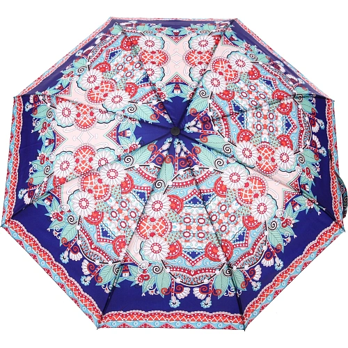 Зонт женский полуавтомат Фиора, микс 6 цветов, 8 спиц, d-100см, длина в слож виде 30см_4