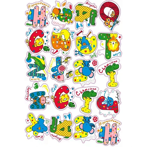 Мяч 22 см Алфавит (50 гр), микс_3