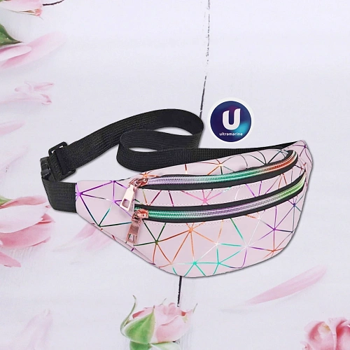 Сумка на пояс Harizma, цвет пудровый, 3112 см_4