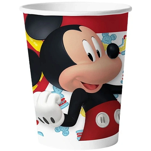 Набор бумажных стаканов 6шт 250мл "Mickey Mouse" 3D
