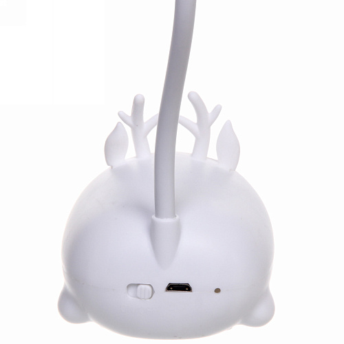 Светильник настольный Marmalade-Олененок LED 28,59,26,8см цвет белый USB_4