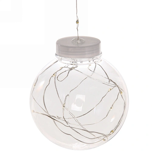 Гирлянда для дома БАХРОМА Шар ш2,5 м в0,50,8м 200 ламп LED, d-8 см, Теплый белый_9