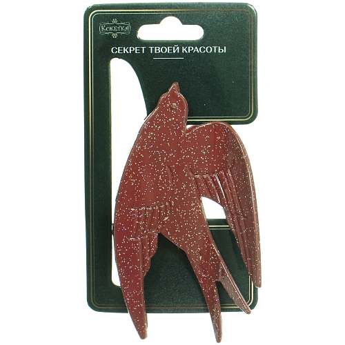 Заколка - краб для волос AKS - VIENTO, микс 6 цветов, классика, 9,55,5см _5