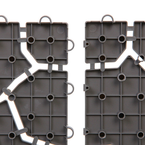 Антискользящее модульное покрытие Каменный узор 29,529,5 см (4 модуля), Серый_9